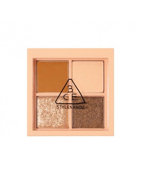 (3CE) Mini Multi Eye Color Palette - 3.2g #Almond Fudge