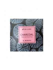 [3W CLINIC] Charcoal Black Ash Facial Soap - 100g