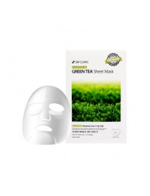 [3W CLINIC] Essential Up Sheet Mask - 1Pack (10ea) #Green Tea