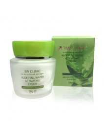 [3W CLINIC] Aloe Full Water Activating Cream - 50g [out of stock]