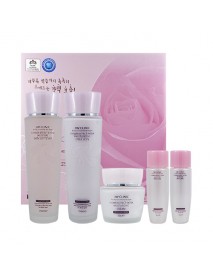 [3W CLINIC] Flower Effect Extra Moisturizing Skin Care Set - 1Pack (5items)
