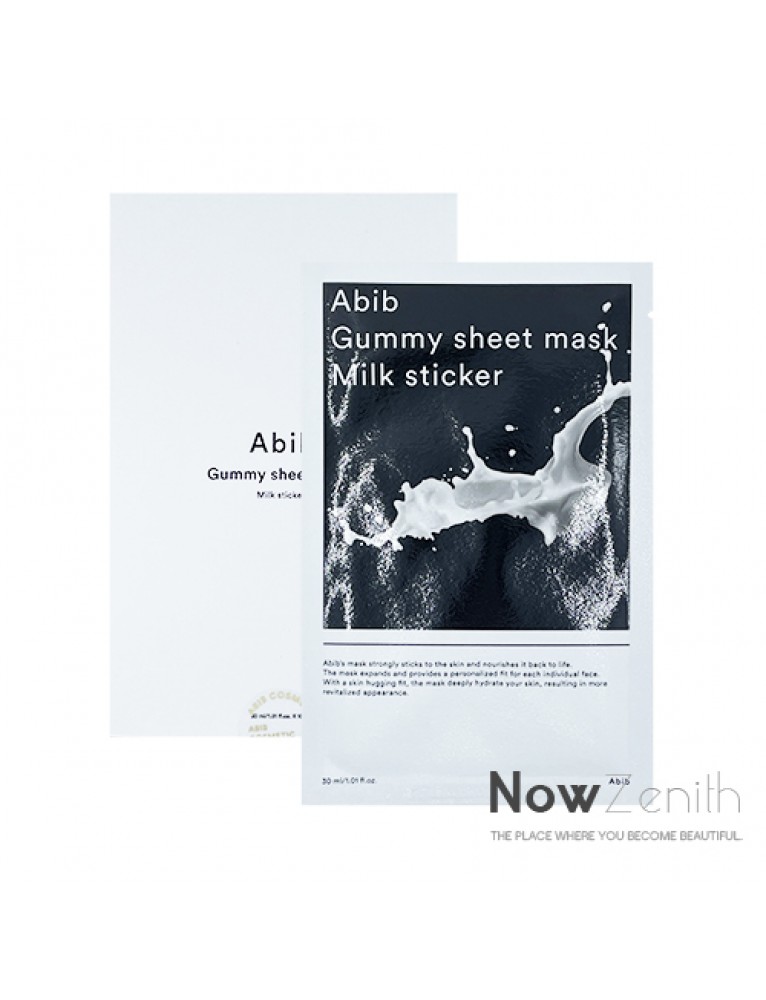 Abib Gummy Sheet Mask Milk Sticker 1pack 10ea