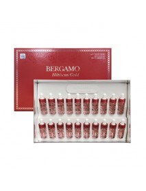 [BERGAMO_20개세트] Luxury Gold Hibiscus Wrinkle & Whitening Care Ampoule Set - 1Pack (20ea)