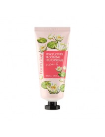 [FARM STAY] Pink Flower Blooming Hand Cream - 100ml #Water Lily