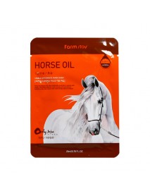 [FARM STAY_BS] Visible Difference Mask Sheet -1Pack (10pcs) #Horse Oil