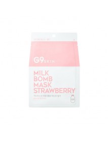 (G9SKIN) Milk Bomb Mask - 1Pack (21ml x 5ea) #Strawberry