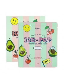 [KOELF] Cherry & Avocado Ice Pop Hydrogel Face Mask - 1Pack (30g x 5pcs)