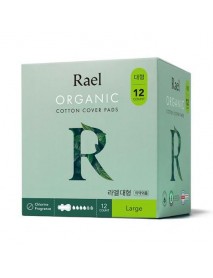 (RAEL) Organic Cotton Cover Pads Large - 1Pack (12P)