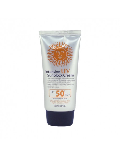 [3W CLINIC] Intensive UV Sunblock Cream - 70ml (SPF50+ PA+++)