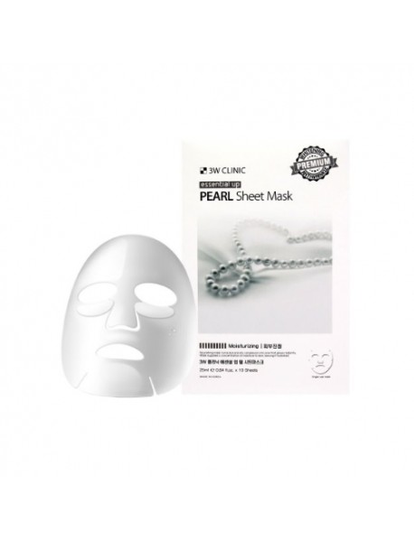 [3W CLINIC] Essential Up Sheet Mask - 1Pack (10ea) #Pearl