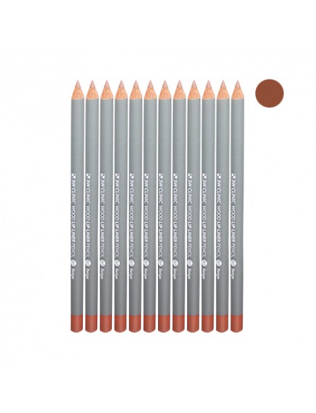 [3W CLINIC] Wood Lip Liner Pencil - 12ea #07 Beige