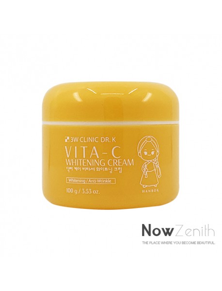 [3W CLINIC] Dr.K Whitening Cream - 100g #Vita-C