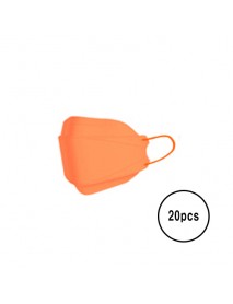[A3] Teddy Bear 3D Kids Color Mask - 20pcs #Orange