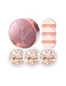 (AGE 20S) Essence Cover Pact Twinkle Edition - 1Pack (12.5g x 3ea) #13 White Light Beige