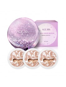(AGE 20S) Essence Cover Pact Shining Drops Edition - 1Pack (12.5g x 3ea) #23 White Latte