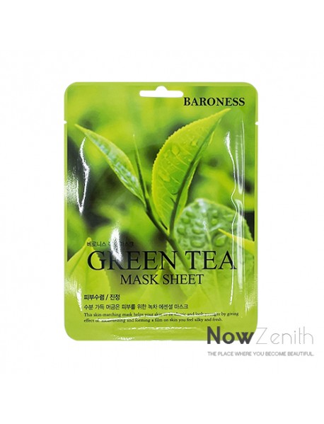 [BARONESS] Mask Sheet - 1Pack (21g x 10ea) #Green Tea