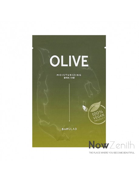 [BARULAB] The Clean Vegan Mask - 10pcs #Olive