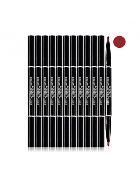 [BEAUSKIN] Crystal Auto Lip Liner - 12ea #02 Sexy Red