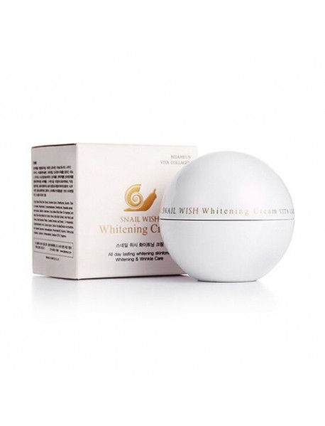 (BIDAMEUN) Vita Collagen Snail Wish Whitening Cream - 50g