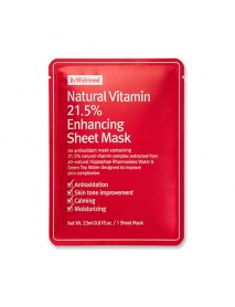 (BY WISHTREND) Natural Vitamin 21.5% Enhancing Sheet Mask - 23ml