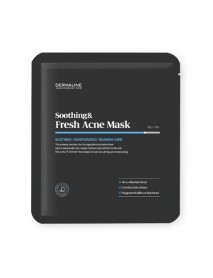 (DERMALINE) Soothing & Fresh Acne Mask - 1Pack (32g x 10ea)