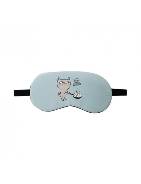 (DOTTY) Character Eye Mask Sleep Shade - 1ea #04 Egg Cat