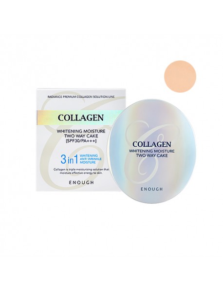 [ENOUGH] Collagen Whitening Moisture Two Way Cake - 13g+Refill 13g #13
