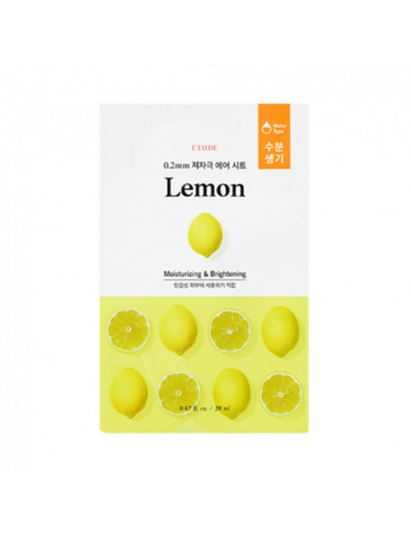 (ETUDE HOUSE) 0.2 Therapy Air Mask - 10pcs #Lemon (Renewal)