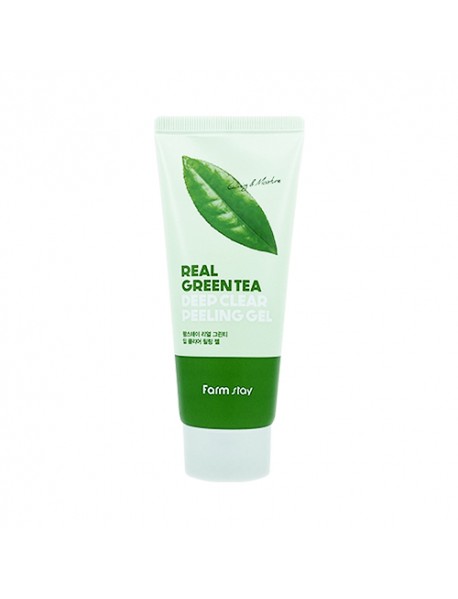 [FARM STAY] Real Green Tea Deep Clear Peeling Gel - 100ml