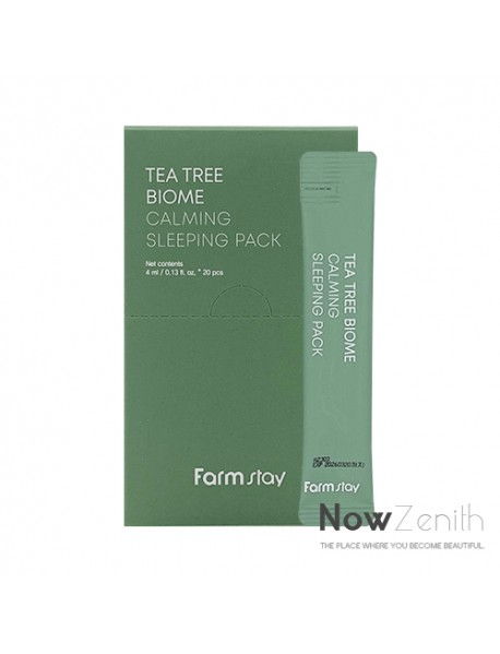 [FARM STAY] Tea Tree Biome Calming Sleeping Pack - 1Pack (4ml x 20pcs)