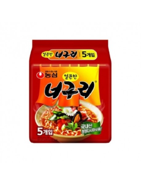 (NONGSHIM) Neoguri - 1Pack (5ea) #Spicy Seafood [★BUNDLE★]
