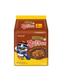 (SAMYANG) Yakisoba Buldak Fire Fried Chicken Spicy Noodle - 1Pack (4ea) [★BUNDLE★]
