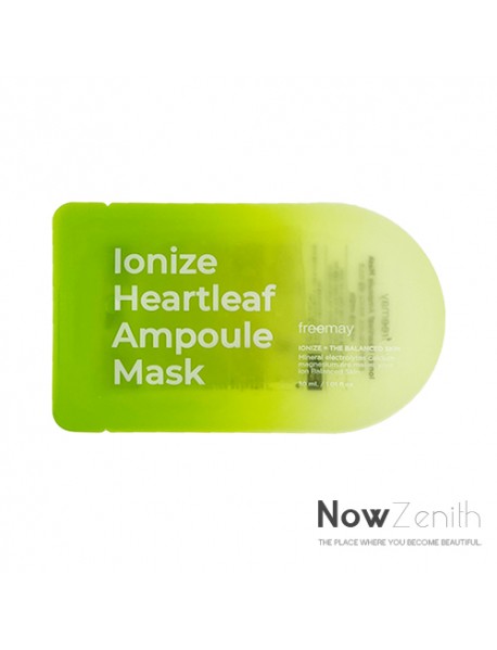 [FREEMAY] Ionize Heartleaf Ampoule Mask - 1Pack (30ml x 10ea)