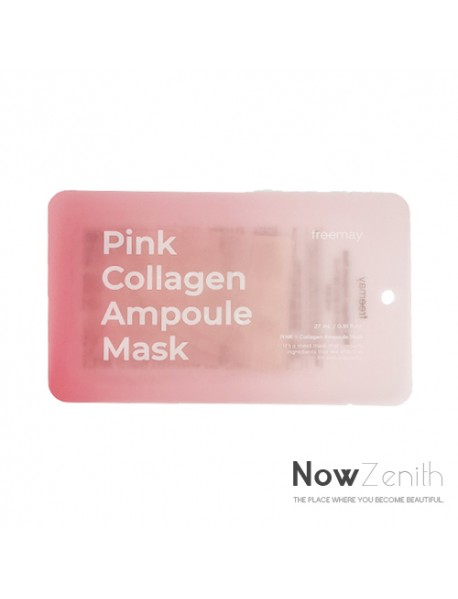 [FREEMAY] Pink Collagen Ampoule Mask - 1Pack (27ml x 10ea)