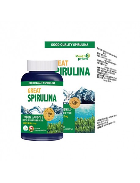 (HEALTH FRIEND) Great Spirulina - 225g (1,250mg x 180tablets)