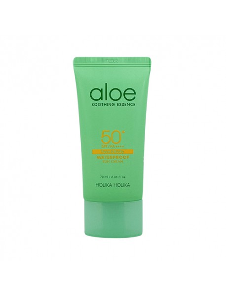(HOLIKA HOLIKA) Aloe Waterproof Sun Cream - 70ml (SPF50+ PA++++)