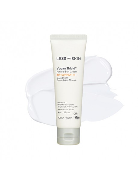 (HOLIKA HOLIKA) Less On Skin Vegan Shield™ Mineral Sun Cream - 50ml (SPF50+ PA++++)