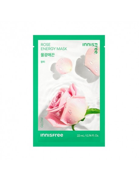 (INNISFREE) Energy Mask - 10pcs #Rose / Renewal