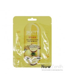 [JIGOTT] Real Ampoule Mask - 1Pack (27ml x 10ea) #Vitamin 