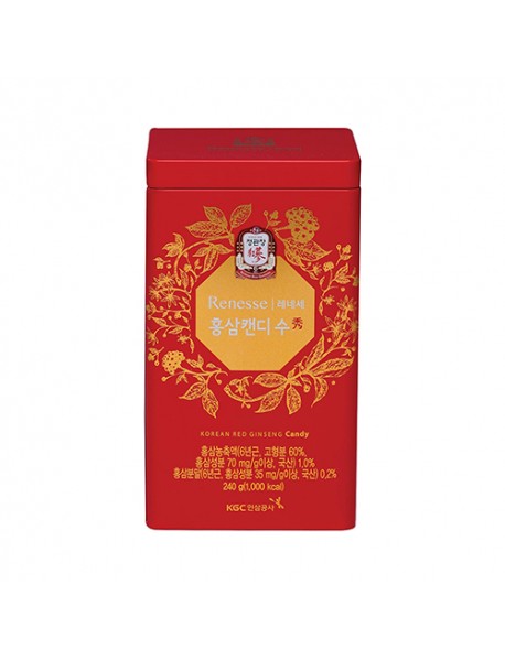 (JUNG KWAN JANG) Renesse Korean Red Ginseng Candy - 240g / big size
