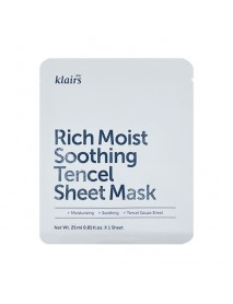 (KLAIRS) Dear, Klairs Rich Moist Soothing Tencel Sheet Mask - 25ml