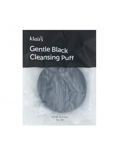 (KLAIRS) Gentle Black Cleansing Puff - 1ea