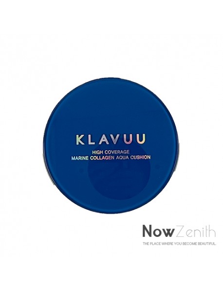 [KLAVUU] Blue Pearlsation High Coverage Marine Collagen Aqua Cushion 21 - 12g (+Refill 12g)