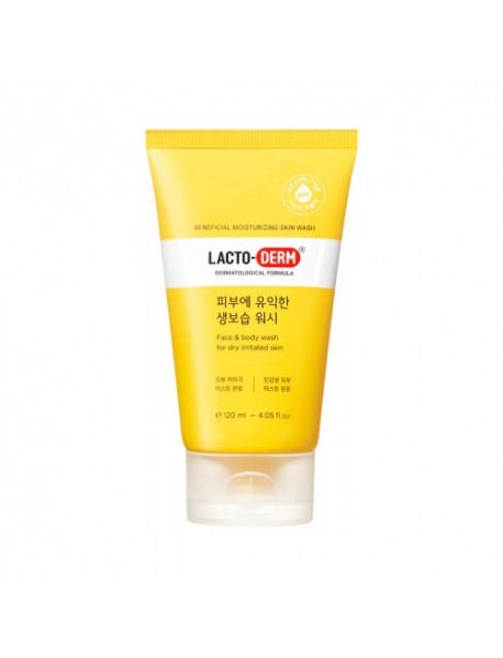 (LACTO-DERM) Beneficial Moisturizing Skin Wash - 120ml