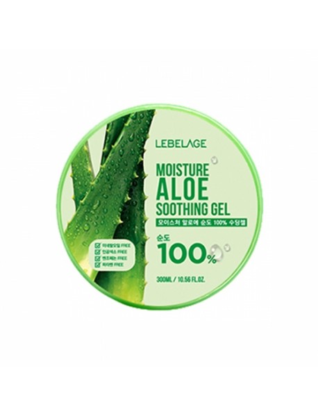 [LEBELAGE] Moisture Aloe Purity 100% Soothing Gel - 300ml