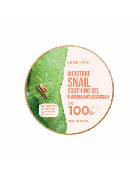 [LEBELAGE] Moisture Snail Purity 100% Soothing Gel - 300ml