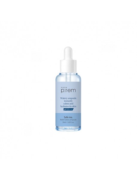 (MAKE P:REM) Safe Me Relief Watery Ampoule - 50ml