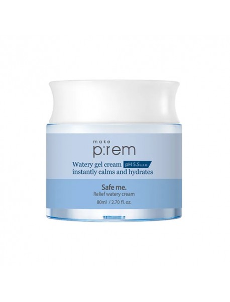 (MAKE P:REM) Safe Me Relief Watery Cream - 80ml