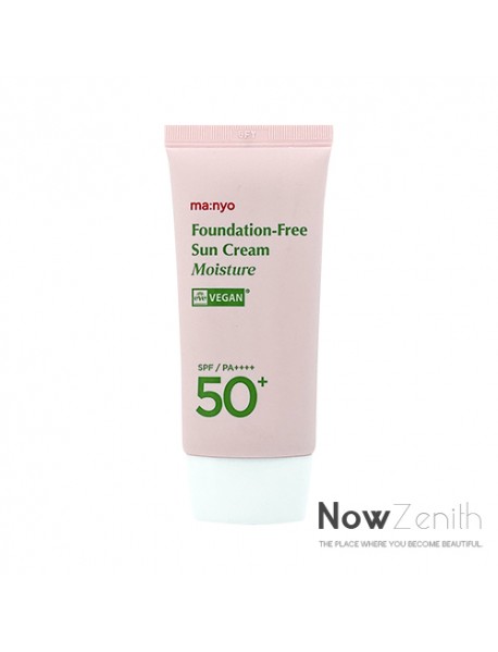 (MA:NYO) Foundation-Free Sun Cream Moisture - 50ml (SPF50+ PA++++)