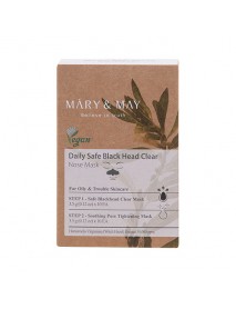 (MARY & MAY) Daily Safe Black Head Clear Nose Pack - 1Pack